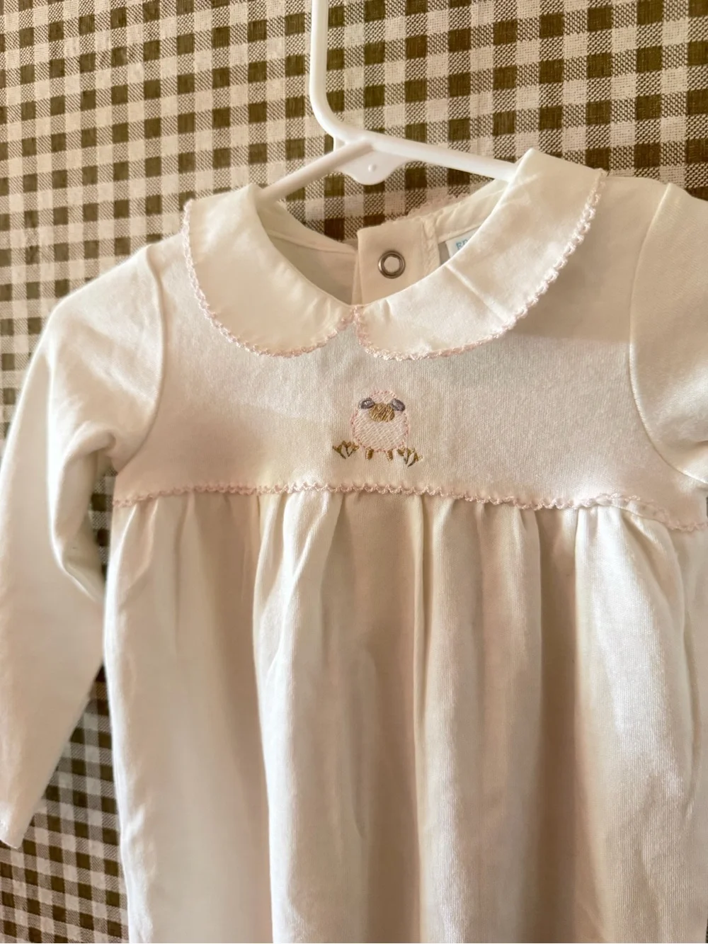 Classic Cream Baby Gown - Long Sleeve Sleepwear